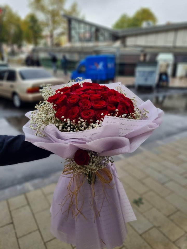 41 Kırmızı Gül Buketi, Kütahya çiçek